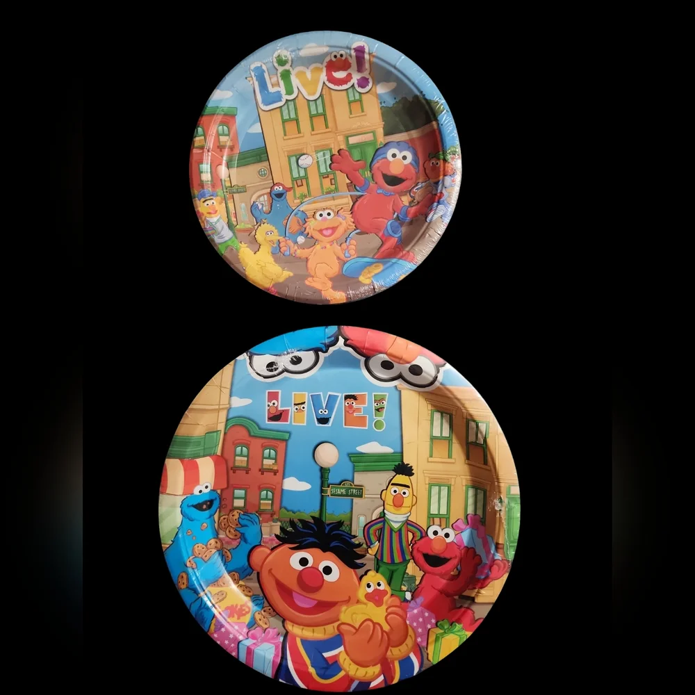 Sesame Street Birthday Party Paper Goods/Disposable Tableware - Picture 3 of 3